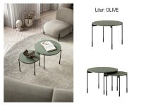 SONAT SÓFABORÐ 2 STK Í SETTI -30%